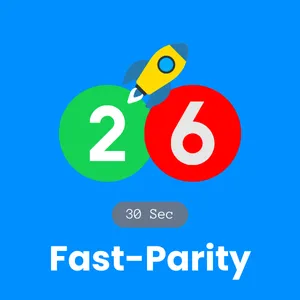 Fast-Parity game logo with green 2 and red 6 — featured color prediction app on AceWin